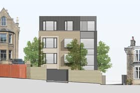 A view of how the proposed four-storey apartment block would look on Southbourne Road, Broomhill, Sheffield. Plans by Urbana Town Planning