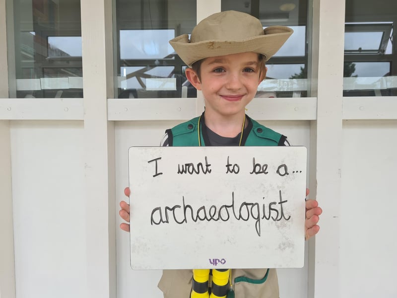 I want to be an archaeologist.