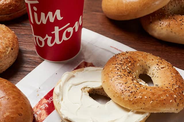Tim Hortons Bagel and Coffee