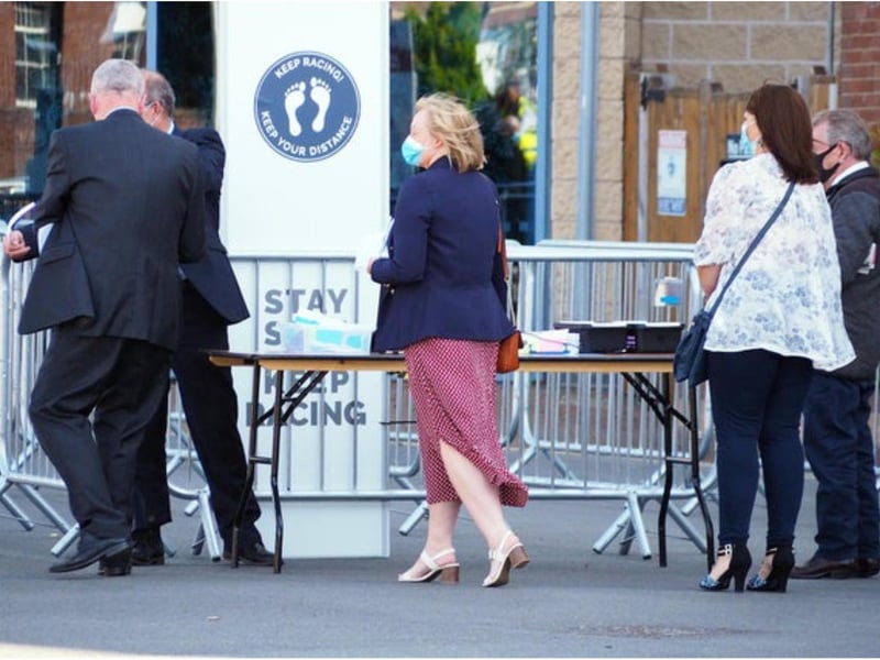 There were plans to allow spectators at the St Leger - but after the first day, the scheme was axed over growing Covid infection rates in Doncaster.