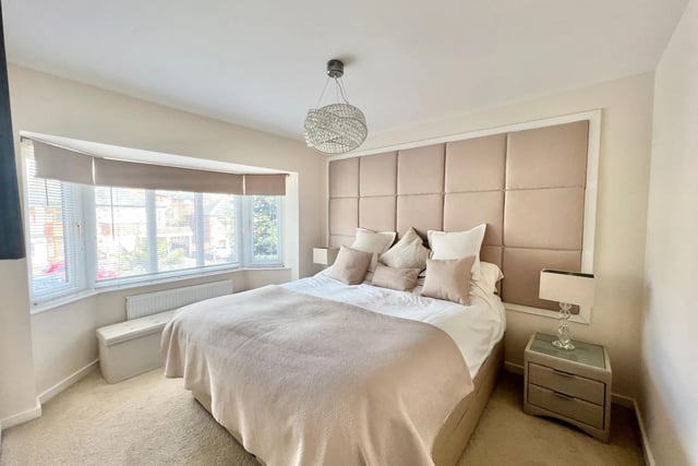 This is one of three bedrooms, which are described as generous in size.