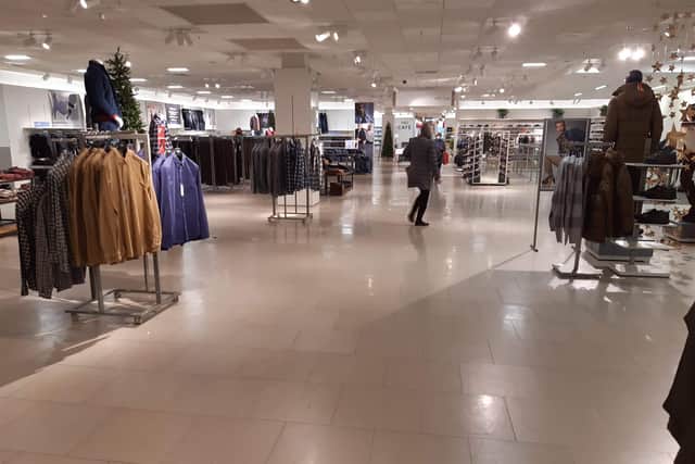 An M&S spokesman said they had moved fixtures to give customers space that was easier to shop in and suits had been replaced in some stores after a boom in casual wear due to working from home in the pandemic.