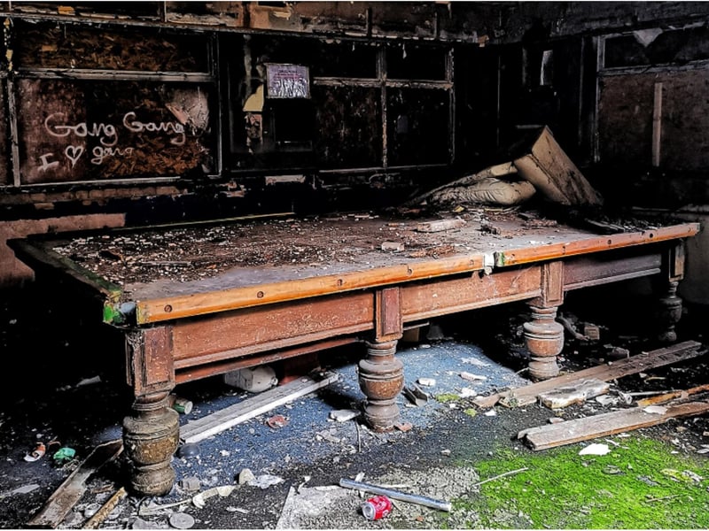 The full size table remains within the Shackleton Road club.