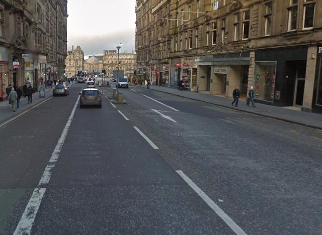 Temporary kerb build out in bus stops e.g. North Bridge and South Bridge, Bathgate and in Uphall and Broxburn