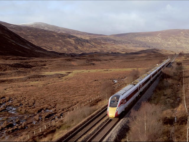 The dramatic Pass of Drumochter is the main mountain pass between the northern and southern central Scottish Highlands.