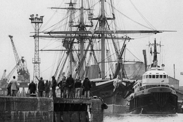 It was the year that Hartlepool said goodbye to HMS Warrior.