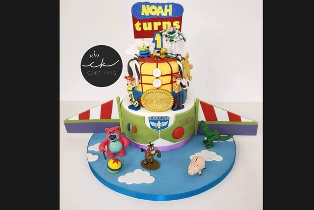 Josh recreates the characters of Disney Pixar's Toy Story in this brilliant design which is entirely edible.