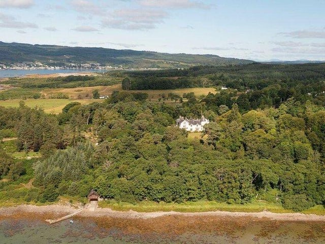 Offers in excess of £1.95 million could see you become lord of all you survey with the stunning Castleton Estate on the northern shore of beautiful Loch Fyne. There's around 67 acres of land, including 210 metres of loch shoreline - the perfect setting for the 9-bedroom Castleton House. Dating back to the early 18th century, it's been significantly upgraded and includes a billiards room with oak panelling, majestic drawing room, dining room, morning room with French doors to a paved terrace, kitchen with dining area, swimming pool and sauna, oak panelled library with feature marble fireplace, and terrace to take in the views. There's also a one-bedroom carriage house, a walled garden, tennis court, pony paddock, outbuildings and boathouse. The property even comes with its own island, called Eilean Mor.