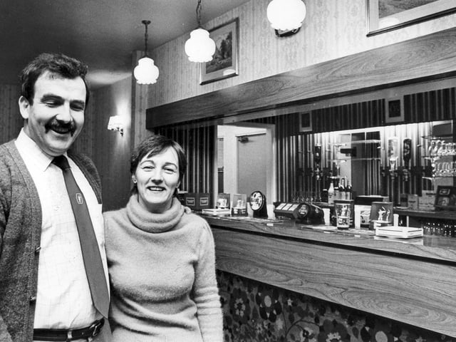 Dennis and Ann Daly, at the Townships Club, Westfield, Mosborough, December 13, 1985
