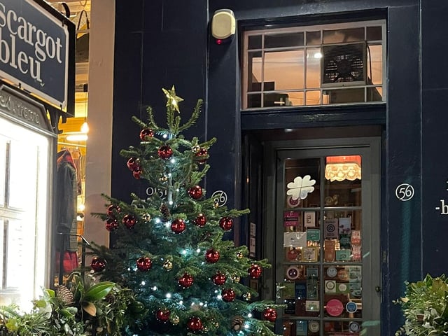 L'Escargot Bleu's tree has been told to sit outside because it's not house trained yet. If you can't get into this French bistro, try the new wine bar downstairs.
56 Broughton Street, www.lescargotbleu.co.uk