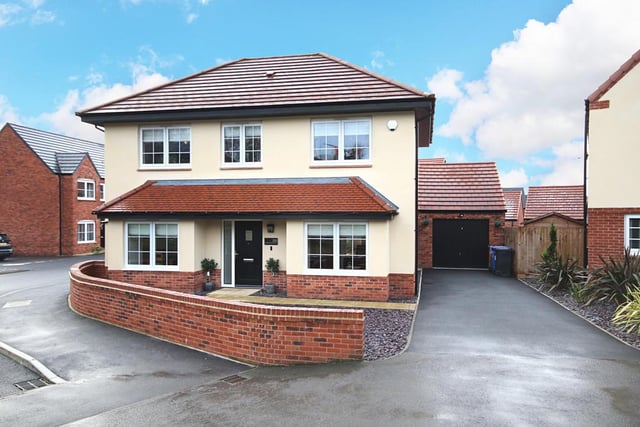 Added on January 4, this four bedroom house is being marketed by Redbrik, 01246 908104.