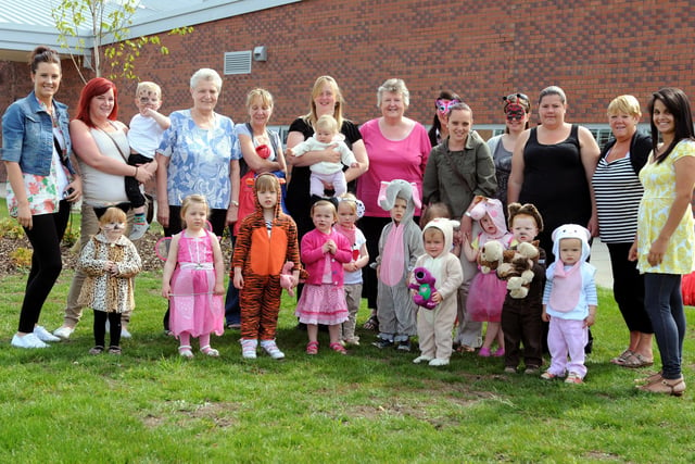 Parents and roddlers from Harton Primary School who took part in the Banardo's Big Toddle in 2011. Were you among them?
