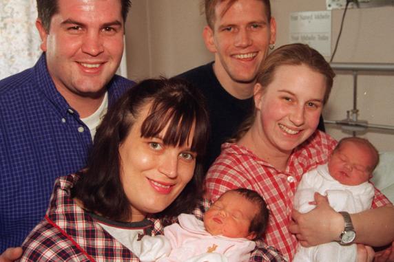The first and last babies born on Christmas Day 1997.  Chloe Ann Sheldon was born at 12.22am and Annie Mather was born at 11.59pm.