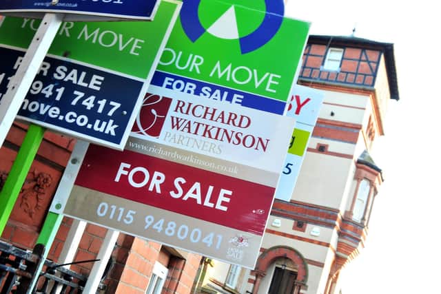 For Sales signs as first-time buyers raced to take advantage of a stamp duty concession