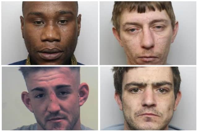 Police want to seek these men as a matter of urgency over a number of serious offences in South Yorkshire
