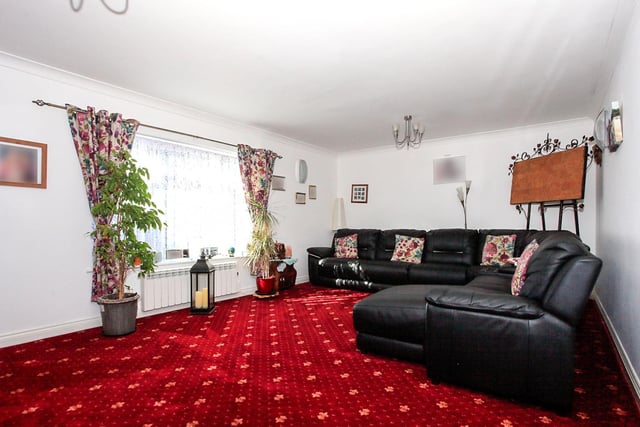 This bungalow offers accommodation that can include up to seven bedrooms, with three bathrooms, multiple reception areas, study area and substantial outside space. This property was first listed on 30 September 2019 and was reduced by £50,000 on 10 October 2019. On 25 December 2019 it was reduced again by £50,000. One year later, on 26 December 2020, it was reduced once again by £50,000. It is currently available for offers over £650,000.