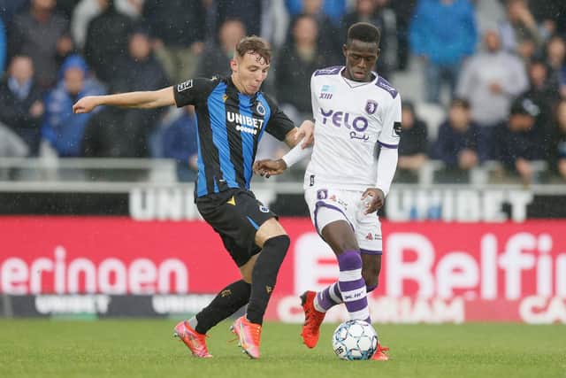 Beerschot's Ismaila Cheikh Coulibaly is on loan from Sheffield United (Photo by BRUNO FAHY/BELGA MAG/AFP via Getty Images)