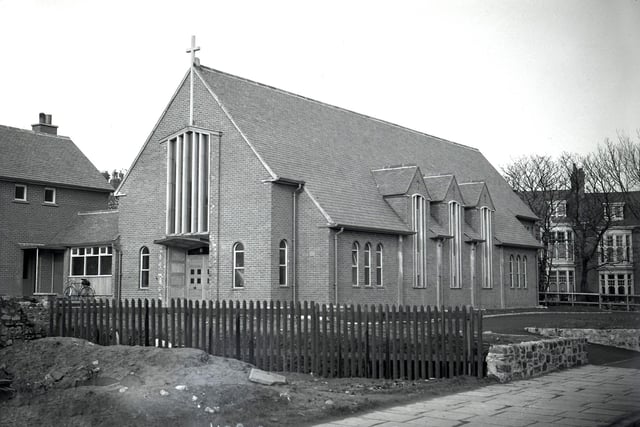 St Cecilia's RC Church in Ryhope Road in Sunderland. Building work was completed on the church in early 1957 and the first mass was held in February that year.
