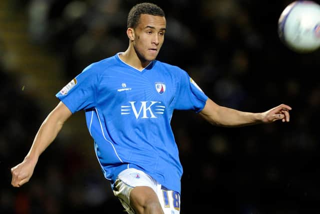 James Hurst pictured playing for Chesterfield in 2012.