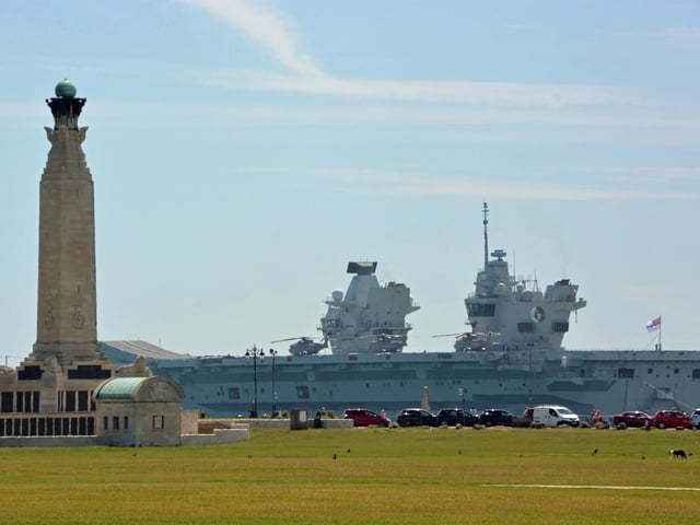 The future flagship of the Royal Navy, HMS Queen Elizabeth is a magnificent ship and we should all be proud that she calls Portsmouth her home base.