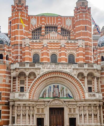James Francis Bentley, from Doncaster, was an established architect responsible for designing The Westminster Cathedral, in London, the largest Catholic church building in England and Wales and the seat of the Archbishop of Westminster. It was built in 1903 with the highest tower reaching 87m.