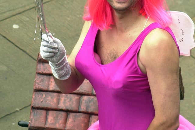 This pink fairy was part of The Lord Mayors Parade in 2000