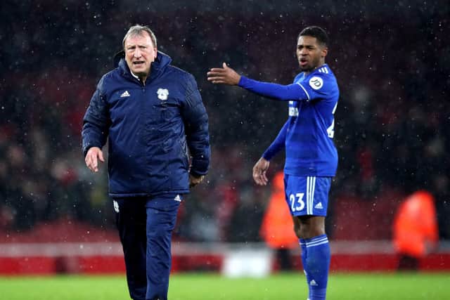 Neil Warnock and Sheffield Wednesday's Kadeem Harris worked together at Cardiff City. (Nick Potts/PA Wire)