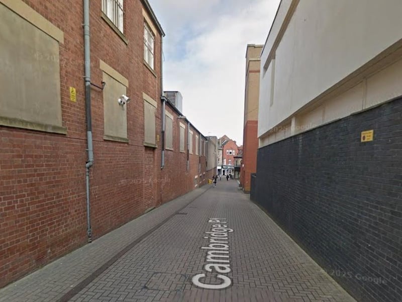 There were nineteen crimes recorded on or near Cambridge Place in August 2026