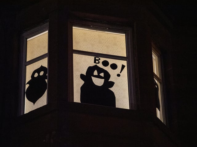 The streets of Battlefield, Glasgow, transformed into a magical outdoor gallery