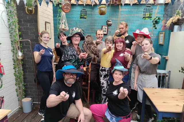 The wizarding world inspired tea room in Broomhill celebrates all things Harry Potter and magical.