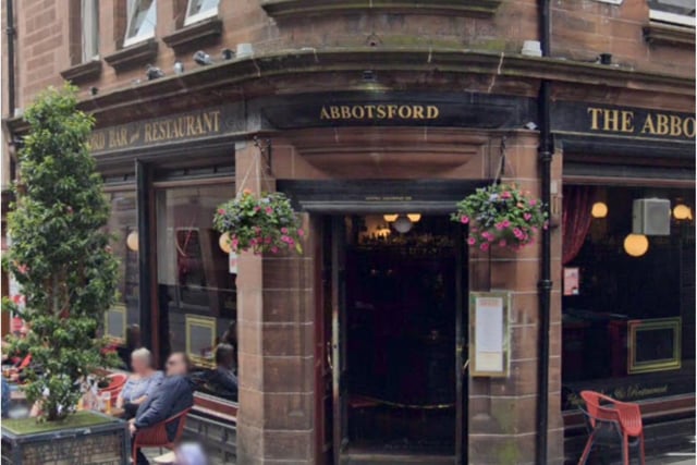 The Abbotsford sits on Rose Street in Edinburgh.