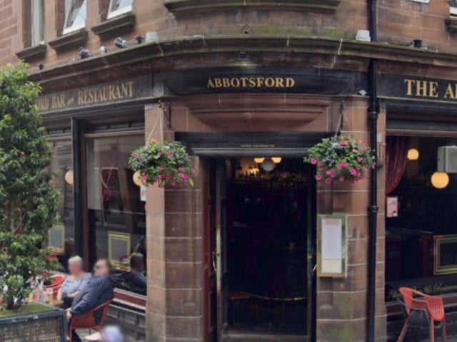 The Abbotsford sits on Rose Street in Edinburgh.