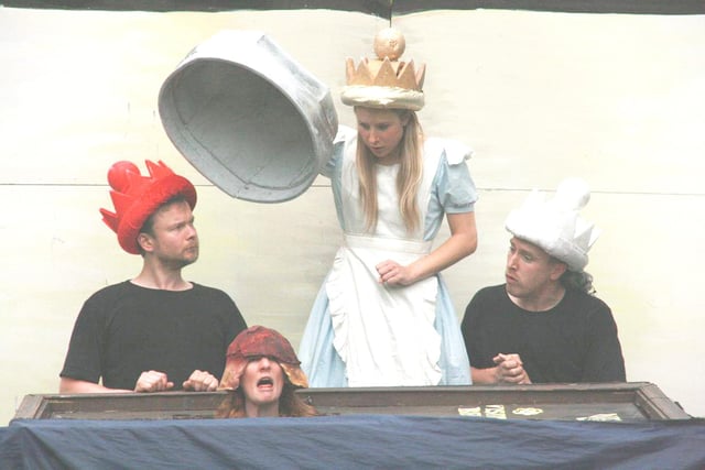 Alice In Wonderland was performed at Creswell Crags in 2009