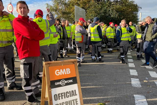 Over 100 bin collectors went on strike on Monday morning over pay hike dispute. GMB Union says more strikes are being planned.