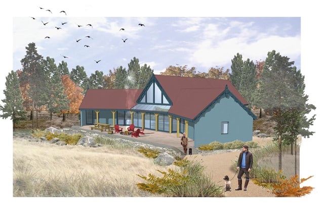These detailed architectural drawings show how a new four bedroom lodge, one bedroom warden’s house, boathouse and pier could be constructed to replace the abandoned bungalow