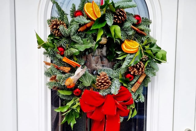 A lovely wreath from Joe Ormshaw.