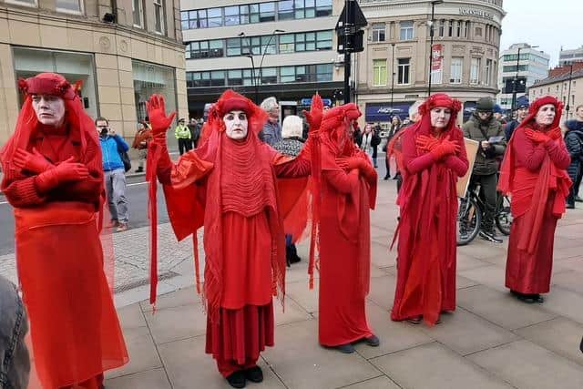 Extinction Rebellion Sheffield recently held a protest outside Sheffield Town Hall at a lack of ‘meaningful action’ from the council on climate change