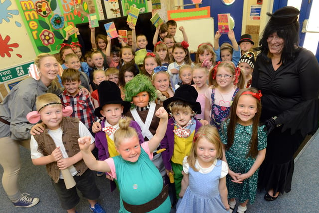 Roald Dahl Day at Simonside Primary School five years ago. Can you spot anyone you know?