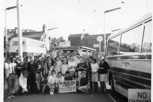 King Mojo-goers get ready to board a bus to dance on the legendary Ready Steady Go! TV programme