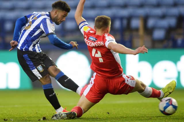 Elias Kachunga is one Sheffield Wednesday player who could benefit from Josh Windass' suspension. Pic Steve Ellis.