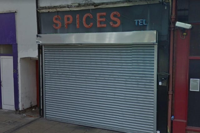 Spices, on East Laith Gate, has a five-star hygiene rating.