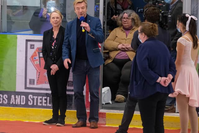 Jayne Torvill and Christopher Dean launch the Ice Dance Academy at iceSheffield, during the Solo Ice Dance Celebration competition