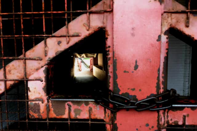 The gates have been locked to fans at Sheffield United's Bramall Lane stadium for a considerable time. Pic: Chris Holt