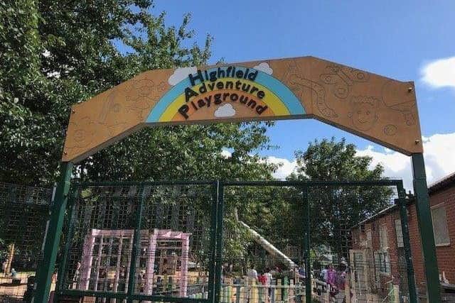Sheffield's playgrounds are still open and remain a good way of entertaining your youngsters. Pictured is Highfield Adventure Playground