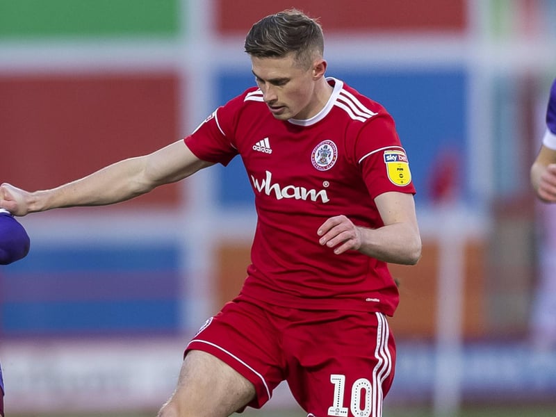 Strike-duo Colby Bishop and Dion Charles have earned plenty of plaudits but Pritchard's been just as important in Stanley's surprise play-off push. The versatile former Bolton man has scored six goals and created five.