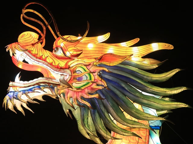 A spectacular light and lantern festival created some dazzling Christmas magic as the award-winning Yorkshire Wildlife Park unveiled the Winter Illuminations trail today. Picture: Chris Etchells