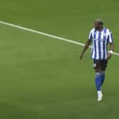 Dominic Iorfa in action as Sheffield Wednesday showed off their new kit against Rayo Vallecano.