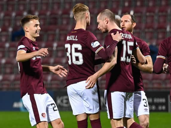 How did the Hearts players rate in the win over Raith Rovers. Picture: SNS