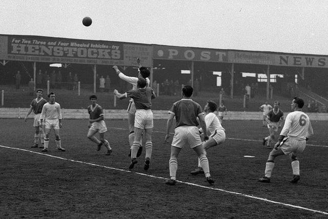 Taken in 1963: Church Warsop Welfare v Skegby Welfare at Field Mill. Do you remember the match?