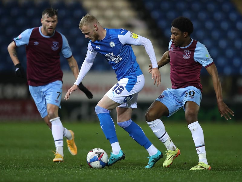 The 25-year-old left-back has agreed a two-year deal at Burton after being released by Championship-bound Peterborough.
Blake-Tracy made 32 appearances for Posh following his move from King's Lynn in 2019.
Picture: David Rogers/Getty Images